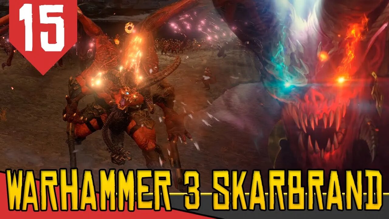 Declarou GUERRA Agora Aguenta - Total War Warhammer 3 Skarbrand #15 [Série Gameplay Português PT-BR]