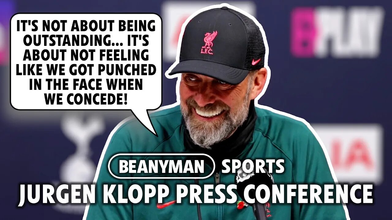 'It's about not feeling like we got PUNCHED in the face!' | Tottenham 1-2 Liverpool | Jurgen Klopp