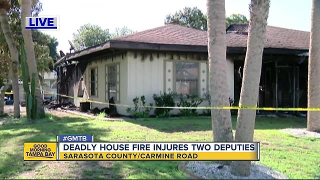 1 dead, 2 sheriff's deputies injured in Venice house fire