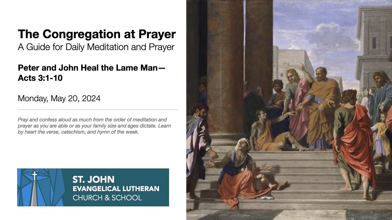 Peter and John Heal the Lame Man—Acts 3:1-10