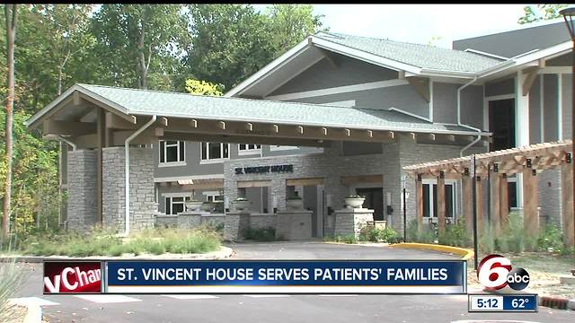 St. Vincent House Indianapolis offers a home away from home for hospital patients of all ages