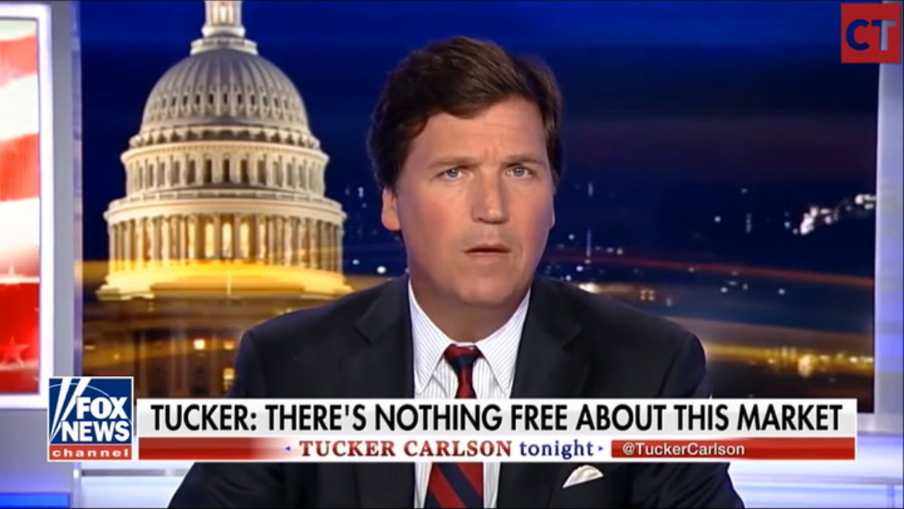 Tucker Carlson Slams Corporate America - 'Progressive Lunacy'