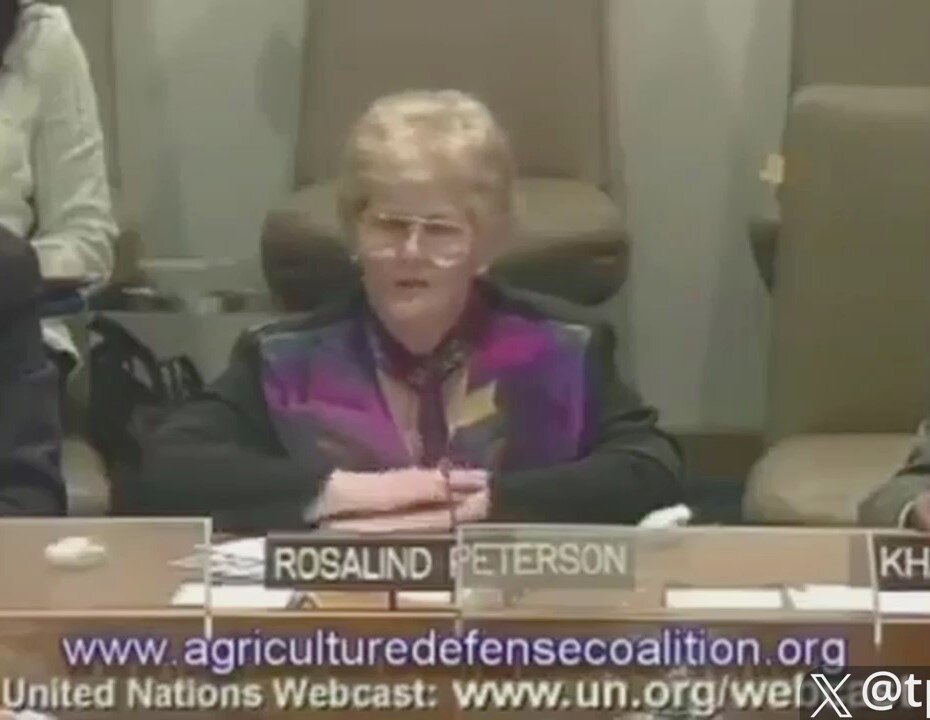 NWO: Leaked UN footage confirms plan for global famine in 2025