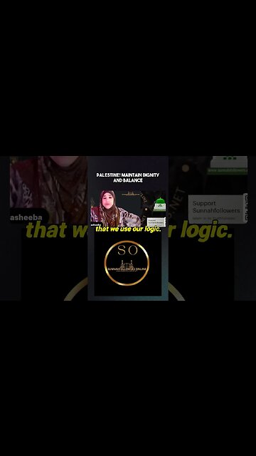 MUSLIMS EVERYWHERE MAINTAIN DIGNITY AND BALANCE