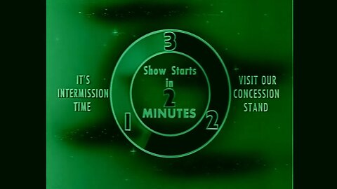 Generic 3 Minute Drive-in Clock GREEN Tint