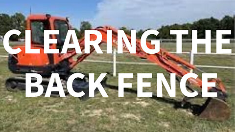 Clearing the Back Fence Line #subscribe #jamesofalltrades #thanks