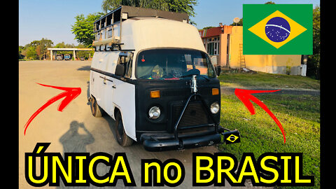 A CONSTRUÇÃO da KOMBI MOTORHOME mais MALUCA do BRASIL