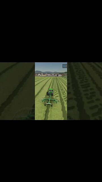 Lines In The Grass Farming Simulator 22 #shorts