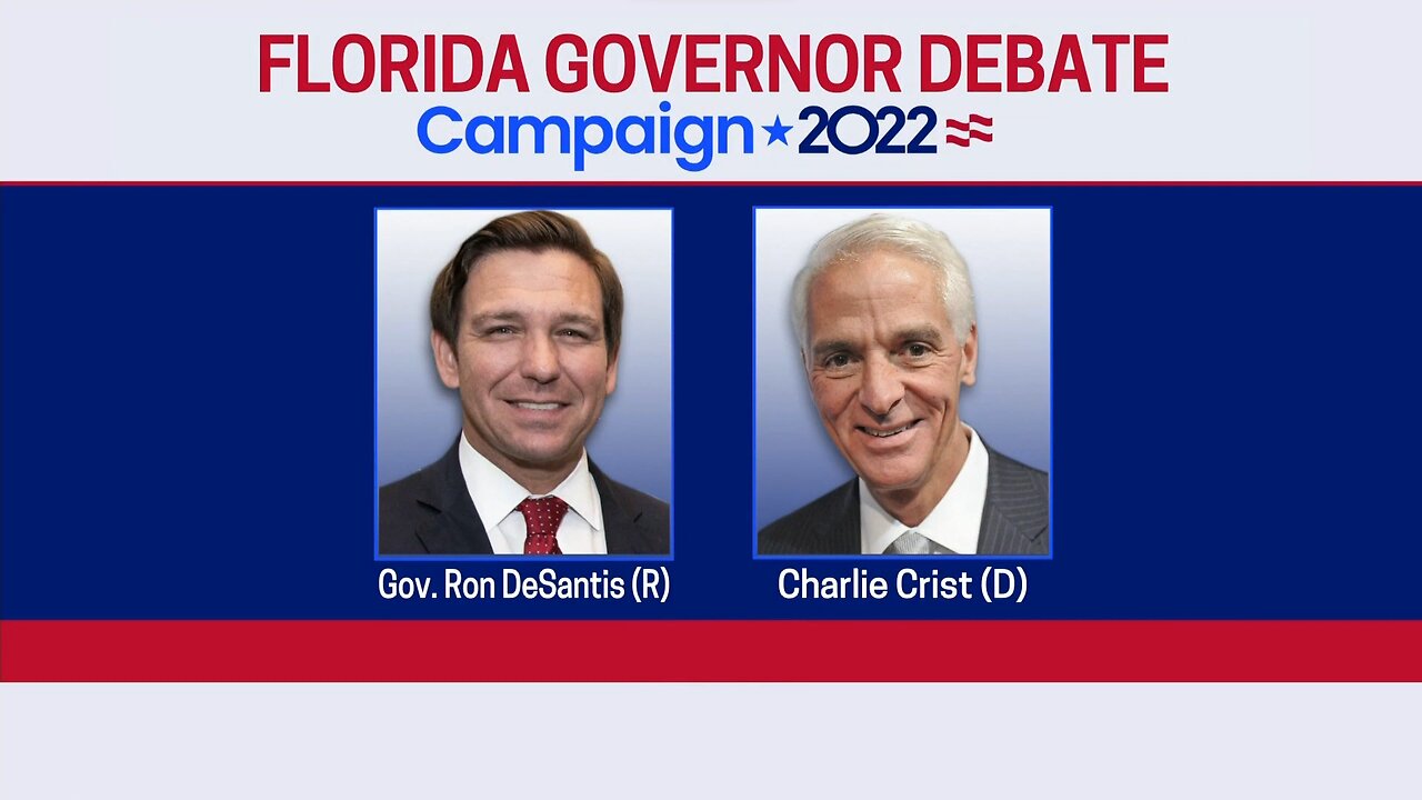 Florida Governor Debate 2022 - DeSantis v Crist