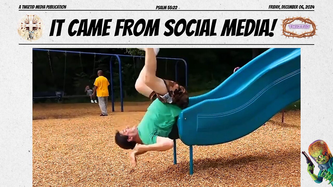 BACKSLIDE BLUNDER: LOCAL MAN DISCOVERS WHY KID SLIDES AREN’T MADE FOR GROWN-UPS!