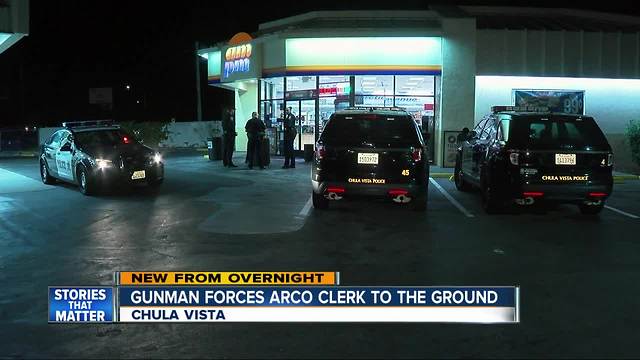 Gunman forces Arco Clerk to the ground