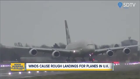 Rough landings for planes in U.K.