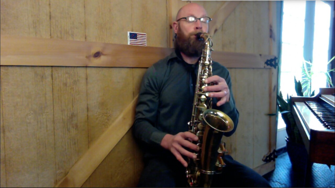 1945 Buescher Aristocrat, Big B, Alto Saxophone Demo!