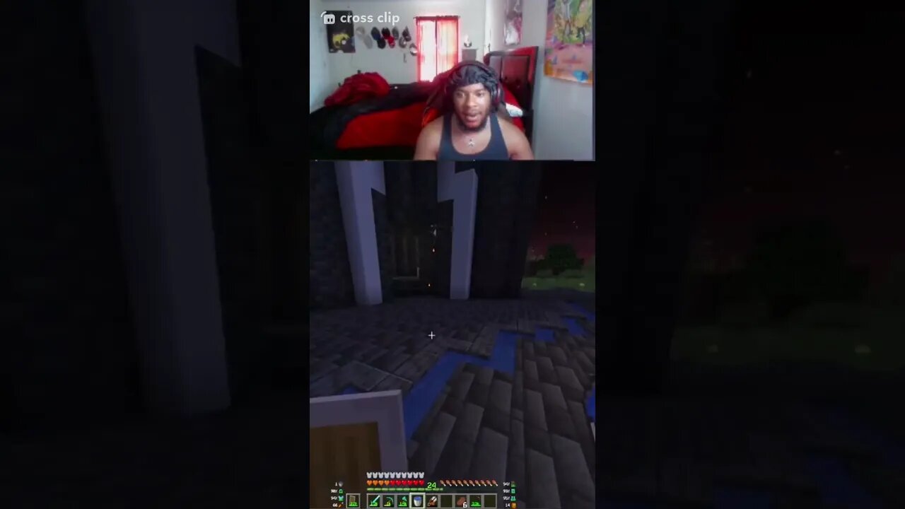 HEROBRINE JUMP SCARED ME #shorts #subscribe