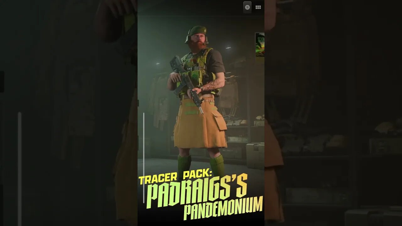 Tracer Pack Padraigs Operator Skin #shorts
