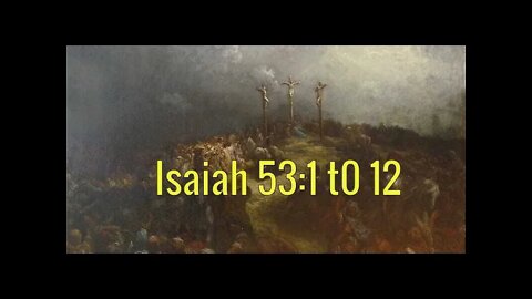 Isaiah 53 repeated for an hour