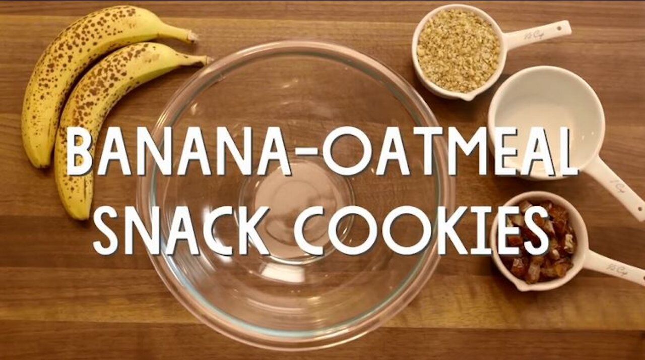 Banana Oatmeal Snack Cookies Recipe