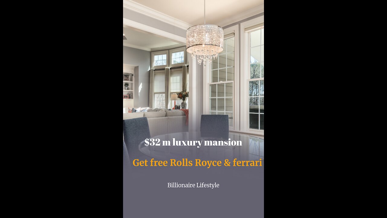 Buy $32 Million Ultra Luxury Dubai Mansion & get FREE Rolls Royce &Ferrari