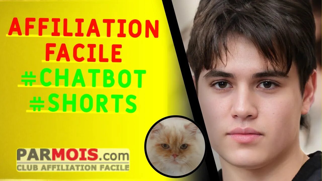 AFFILIATION FACILE #chatbot #shorts