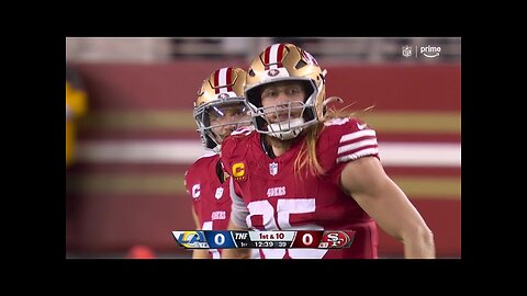 Purdy's 33-yard connection with Kittle gets 49ers into Rams territory quickly