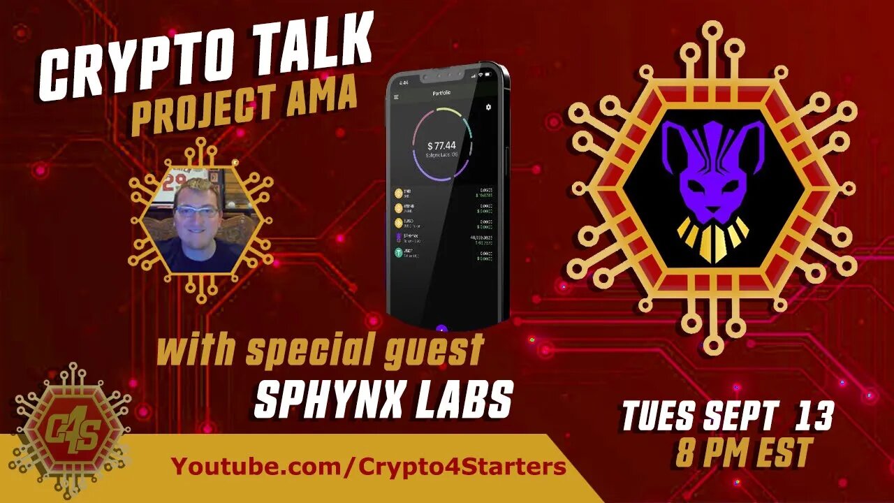 CRYPTO TALK LIVE AMA WITH SPHYNX LABS!