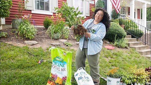 Checking out the Daylilies and Transplanting Perennials