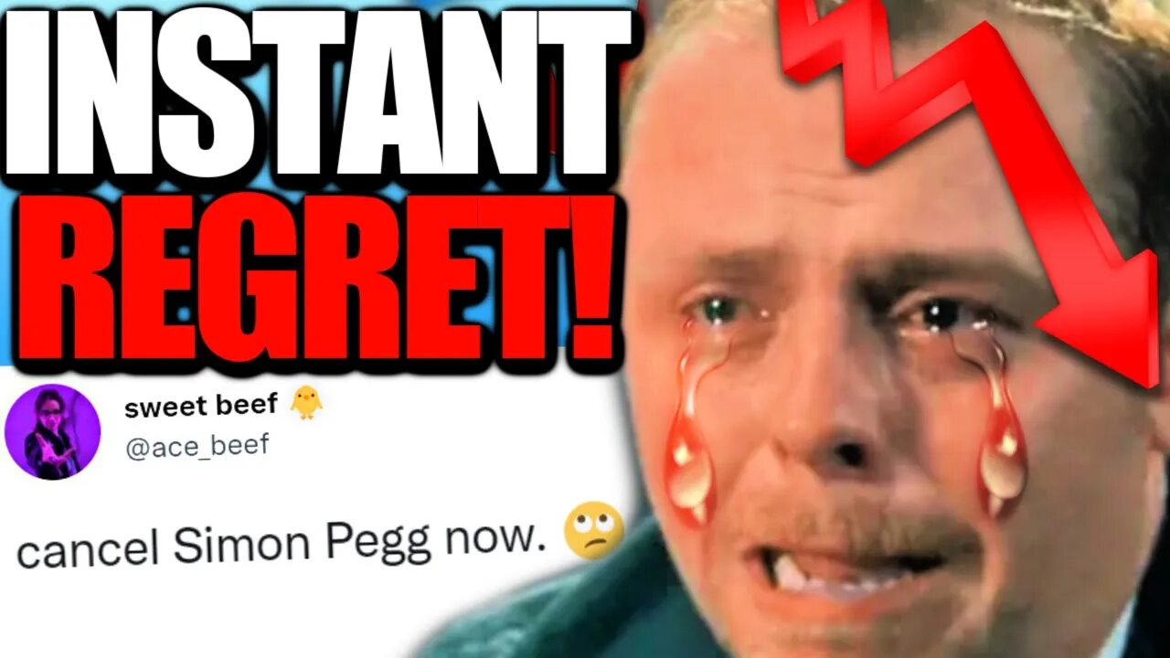 Simon Pegg Faces CRAZY BACKLASH - Woke ELITES Want Him GONE!