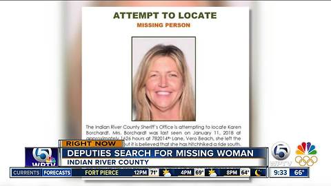 Vero Beach woman missing after hitchhiking