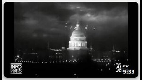 HISTORIC FOOTAGE: Watch UFOs Swarm The US Capitol In 1953