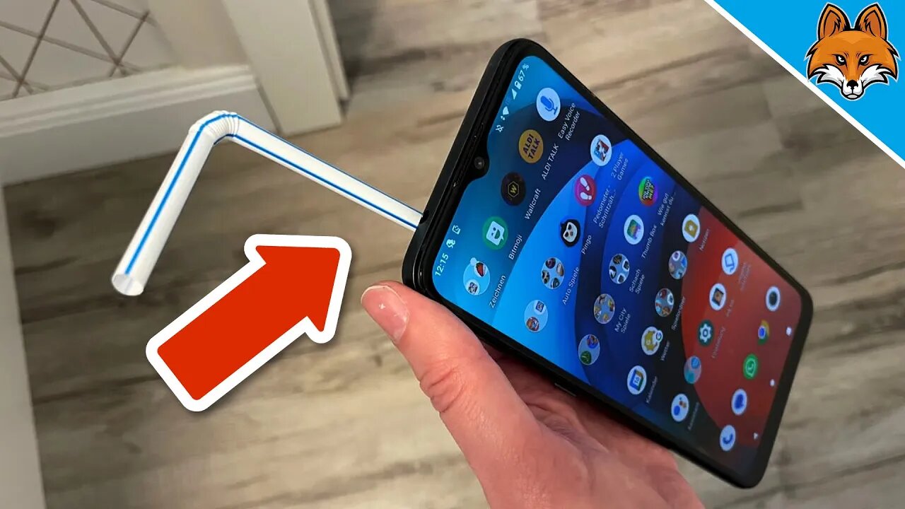 Put a Straw in your Phone and WATCH WHAT HAPPENS💥(GENIUS Trick)🤯