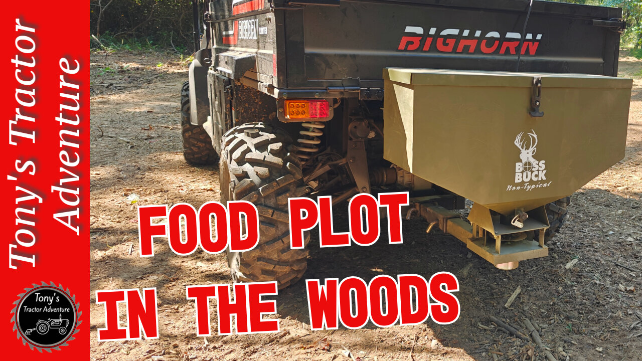 Clearing Land For a Deer Food Plot with a Tractor