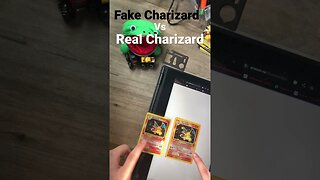 Fake Charizard vs Real Charizard (comparison)