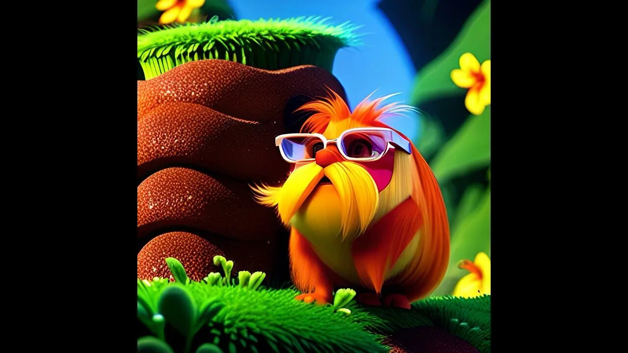 Lorax by wonder ai #thelorax #drseuss #wonderapp