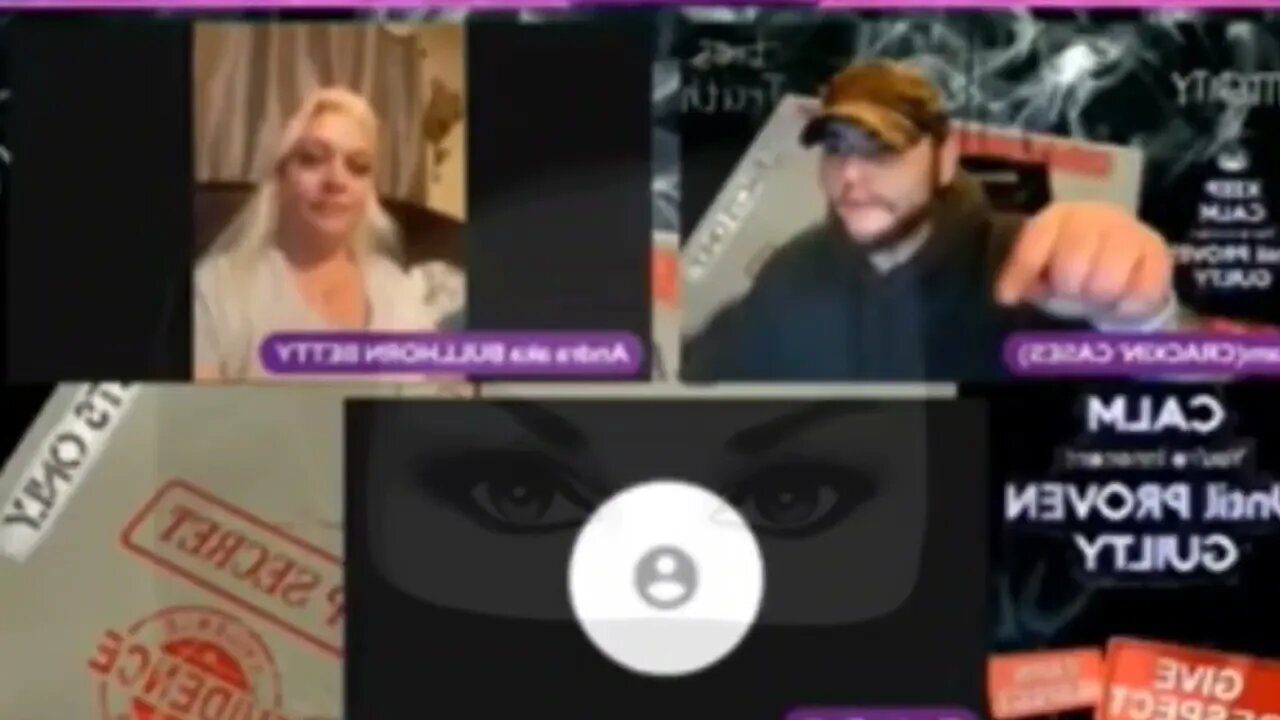 purplexedqt reaction to Cam Chasing Truth & Bullhorn Betty on panel Jan 15 2023