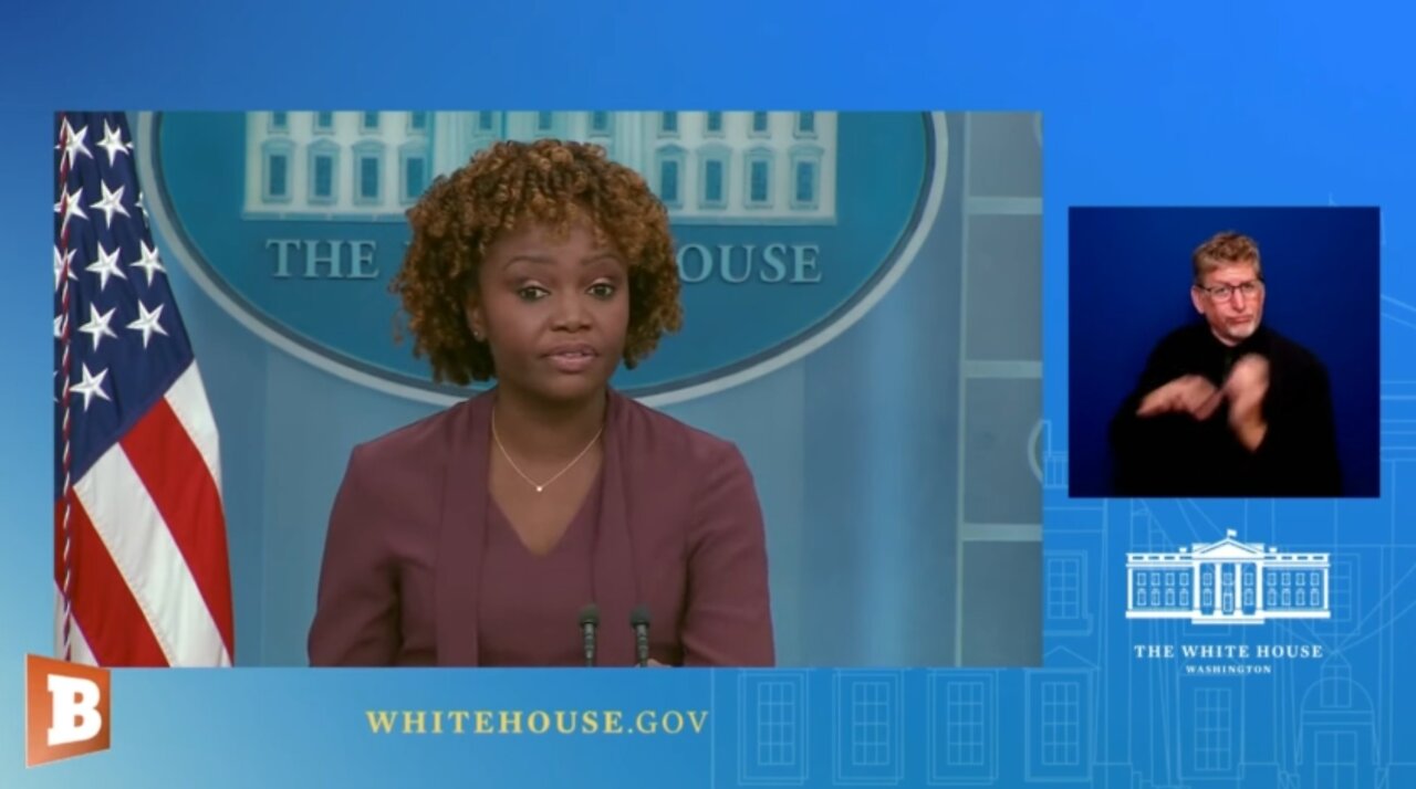 WH Press Secretary Karine Jean-Pierre speaking with reporters...