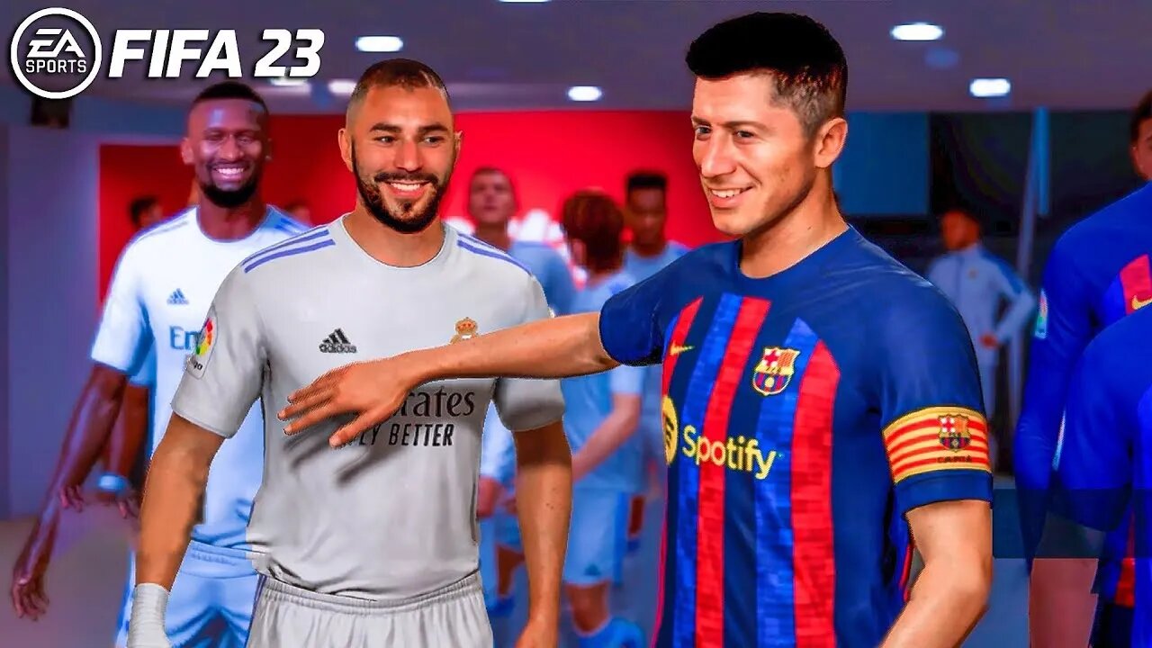 FIFA UT 16 MOD FIFA 23 BARCELONA VS REAL MADRID - JMS GAMEPLAY