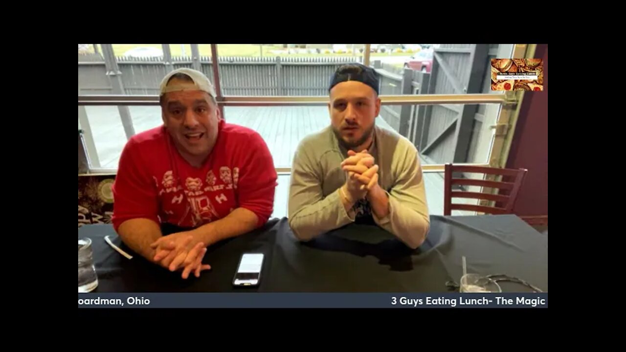 Three Dudes Eating Lunch- The MAGIC TREE