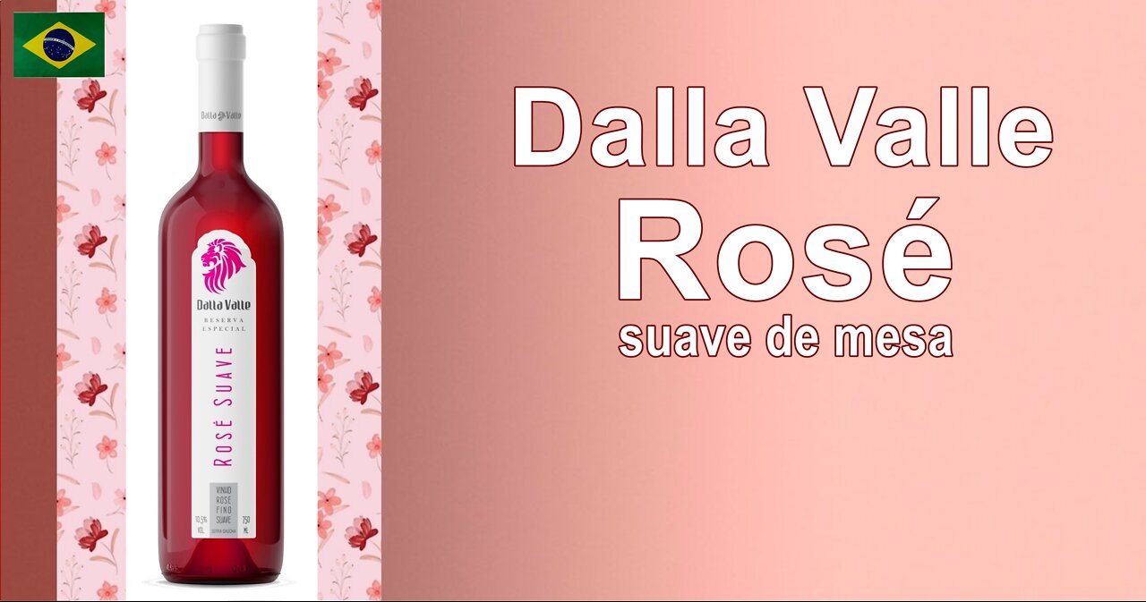 Vinho Dalla Valle Rosé Suave De Mesa