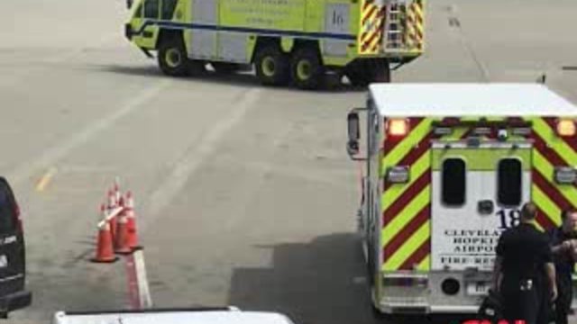 Southwest flight to Newark with busted window makes emergency landing in Cleveland.
