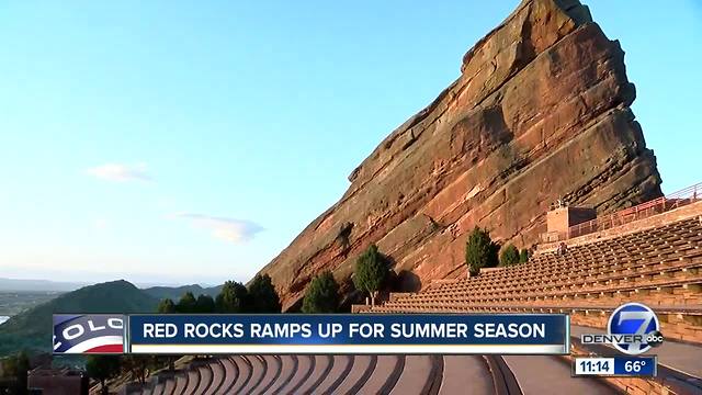 Red Rocks ramps up for busy summer