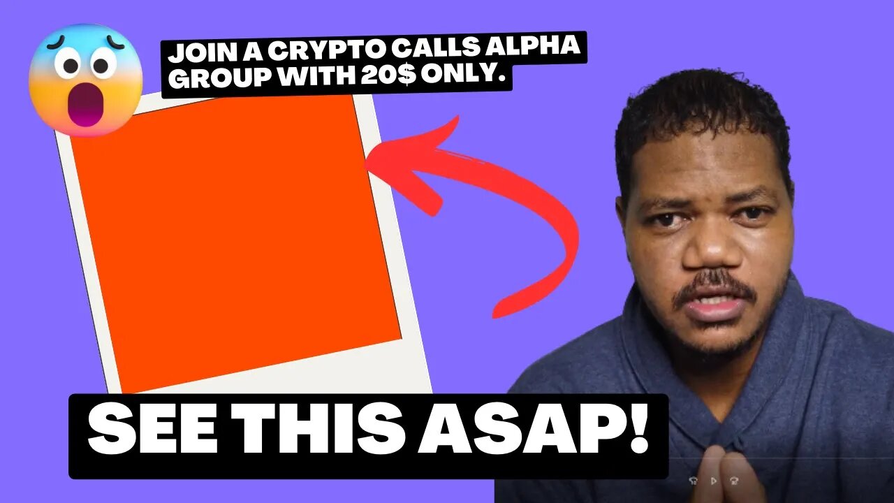 Looking For 100 People Interested In Crypto Alpha Calls. Get This NFT At 20$ Only & Join The Group.