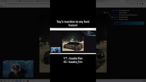Taywavy reacts to my static ford fusion 😮‍💨