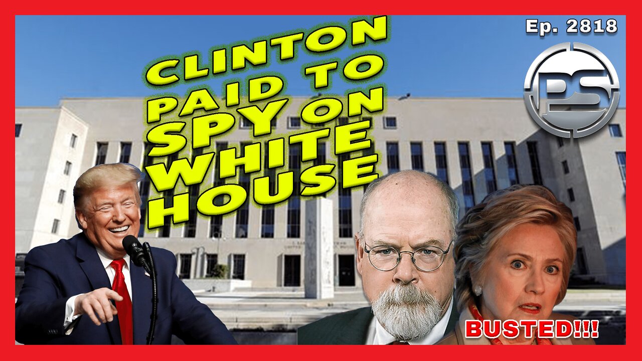 BUSTED!! Durham Filing Reveals Clinton Campaign SPIED On Trump Campaign & WHITE HOUSE!!