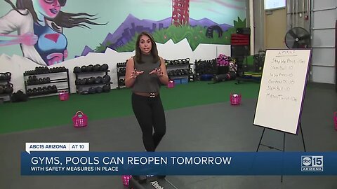 Gyms, pools can reopen in Arizona