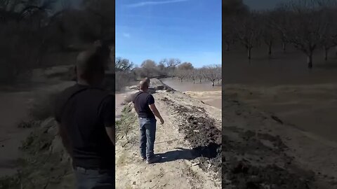 "I have never seen this type of flood control measure before!