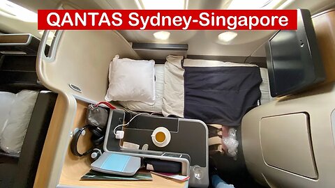 QANTAS VTL Flight to Singapore: A330-300 BUSINESS Class