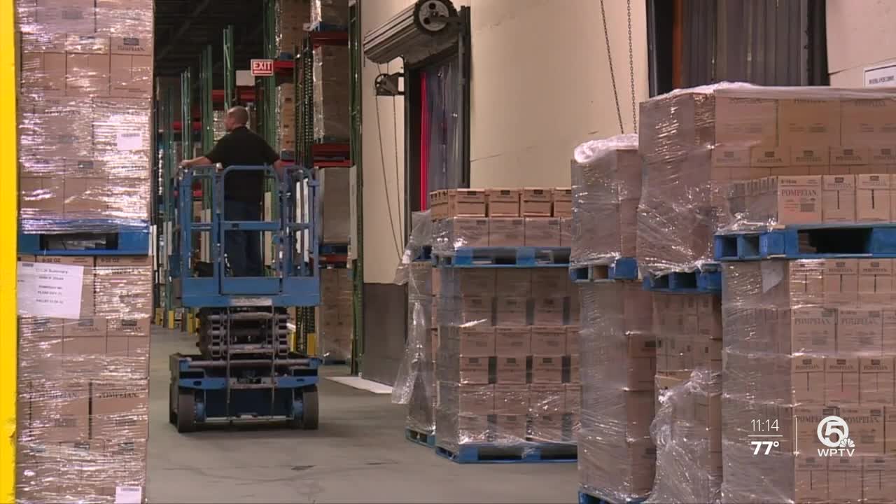 Distribution centers work around the clock to keep up with supply and demand during a pandemic