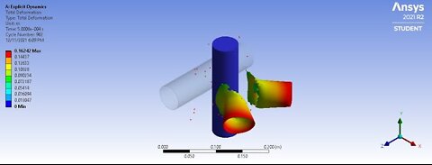 High Speed Impact Simulation (Ansys)