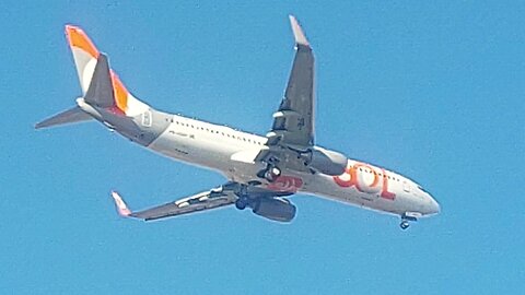 Boeing 737-800 PR-GGH coming from Salvador to Fortaleza