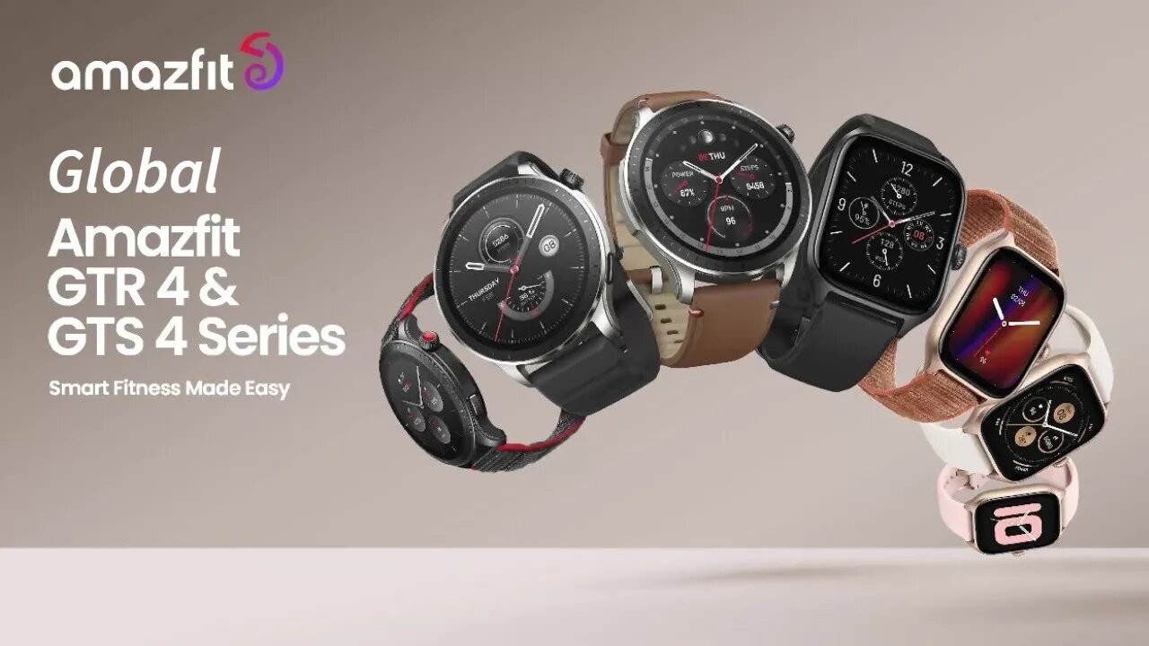 Amazfit GTR 4 & Amazfit GTS 4 Global Lançamentos 2022